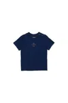 Dsquared2 T-shirt Con Maple Leaf In Blue