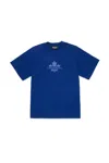 Dsquared2 Maple-leaf Crew-neck T-shirt In Blue