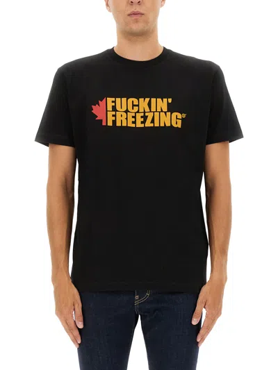 DSQUARED2 T-SHIRT WITH PRINT