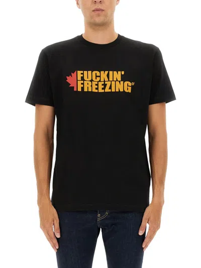 DSQUARED2 DSQUARED2 T-SHIRT WITH PRINT