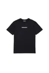 Dsquared2 T-shirt Con Logo Effetto Gommato In Black
