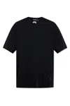 DSQUARED2 DSQUARED2 T-SHIRT WITH SHIMMERING APPLIQUÉS