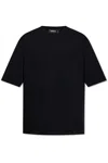 Dsquared2 Sequin-embellished Black T-shirt In Black
