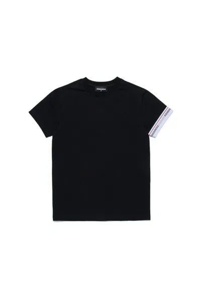 DSQUARED2 T-SHIRT WITH SLEEVE LOGO