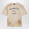 Dsquared2 Graphic Print Distressed T-shirt In Beige