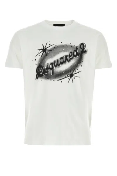 Dsquared2 T-shirt-l Nd Dsquared Male In Neutral