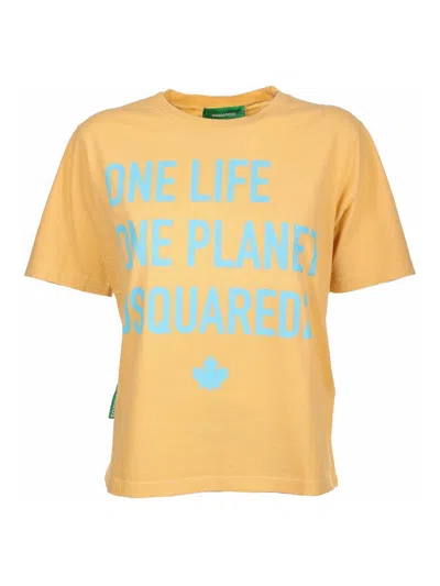 DSQUARED2 CAMISETA - AMARILLO