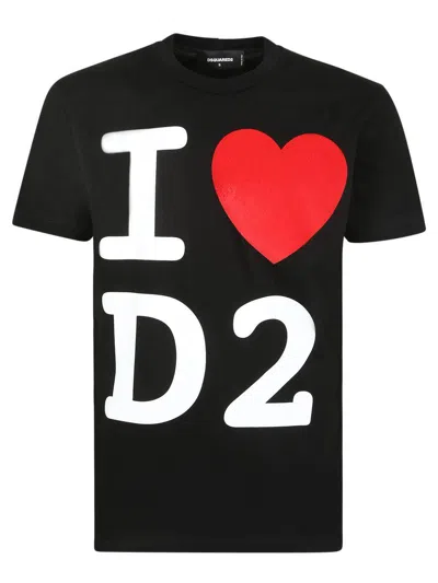 Dsquared2 T-shirts In Black