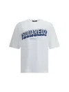 Dsquared2 Graphic Logo Cotton T-shirt In White