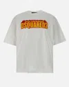 Dsquared2 Crew Neck Cracked Effect Graphic Print
