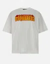 Dsquared2 Crew Neck Cracked Effect Graphic Print