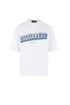 Dsquared2 Graphic Logo Oversized T-shirt In White