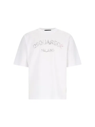 Dsquared2 T-shirts And Polos In White