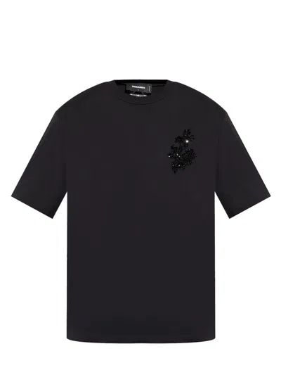 Dsquared2 T-shirts And Polos In Black