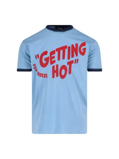 Dsquared2 T-shirts And Polos In Blue