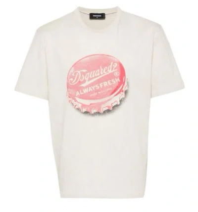 Dsquared2 T-shirts And Polos In Neutral