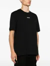 Dsquared2 Dsquared Man Black Cotton T-shirt In Black