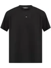 Dsquared2 Logo-appliquéd Cotton T-shirt In Black