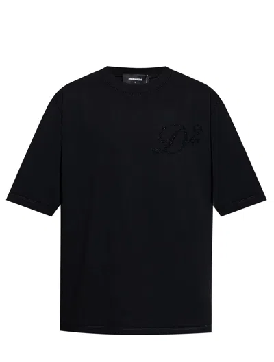 DSQUARED2 DSQUARED2 T SHIRTS AND POLOS BLACK