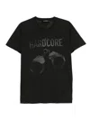 Dsquared2 Crew Neck Graphic Print Slogan T-shirt In Black