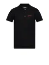 Dsquared2 Knit Polo Shirt In Black