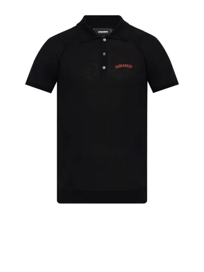 DSQUARED2 DSQUARED2 T-SHIRTS AND POLOS BLACK