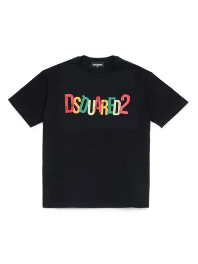 Dsquared2 Kids'  T-shirts And Polos Black