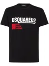 Dsquared2 Man T-shirt Black Size S Cotton In Black