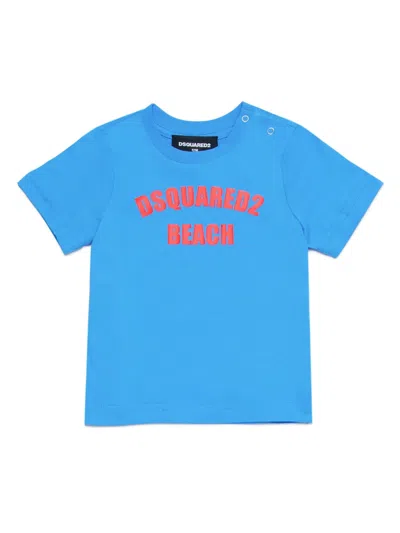 Dsquared2 Kids'  T-shirts And Polos Blue