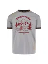 Dsquared2 Dsquared Men T-shirt With Print In Gold