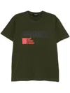 Dsquared2 Cotton Crew-neck T-shirt In Green