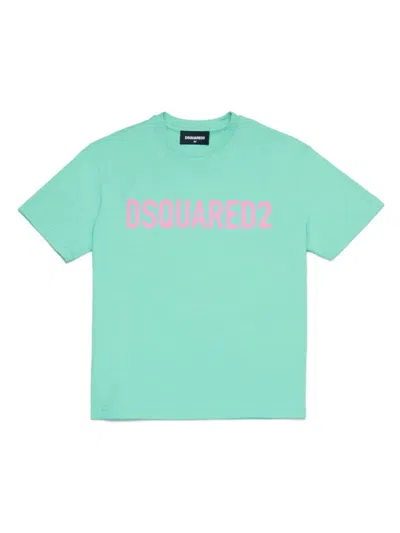Dsquared2 Kids'  T-shirts And Polos Green
