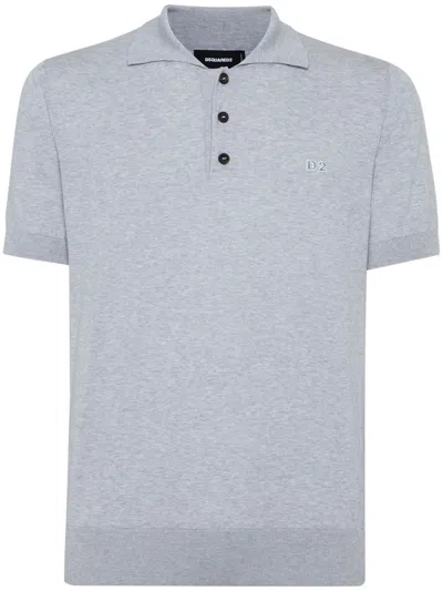 Dsquared2 T-shirts And Polos Grey In Pearl Grey
