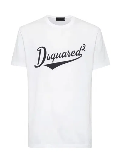 DSQUARED2 DSQUARED2 T SHIRTS AND POLOS WHITE