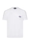 Dsquared2 Classic White T-shirt With Subtle Logo Detail In White