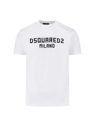 Dsquared2 T-shirts And Polos In White