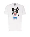 Dsquared2 Logo Printed Crewneck T-shirt In White