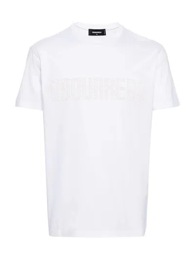 DSQUARED2 DSQUARED2 T-SHIRTS AND POLOS WHITE