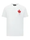 DSQUARED2 DSQUARED2 T-SHIRTS AND POLOS WHITE