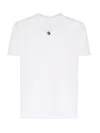 Dsquared2 Logo Patch Crewneck T-shirt In White