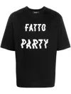 Dsquared2 Text-print Cotton T-shirt In Black