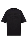Dsquared2 Logo Printed Crewneck T-shirt In Black