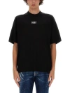 Dsquared2 Dsquared Men "dsq2" Loose Fit T-shirt In Black
