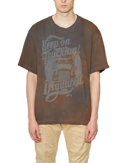 Dsquared2 T-shirts & Tops In Brown