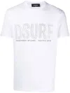Dsquared2 Logo-studded Short-sleeve T-shirt In White