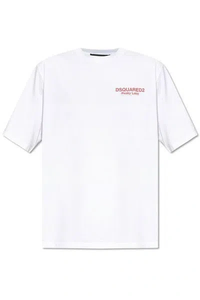 Dsquared2 Men's Loose Fit T-shirt T-shirt In White