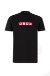 Dsquared2 D2 Logo Patch Crewneck T-shirt In Black