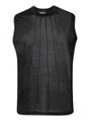 Dsquared2 Black Sequined Sleeveless Top In Black