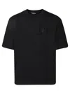 Dsquared2 Sequin-embellished Black T-shirt In Black