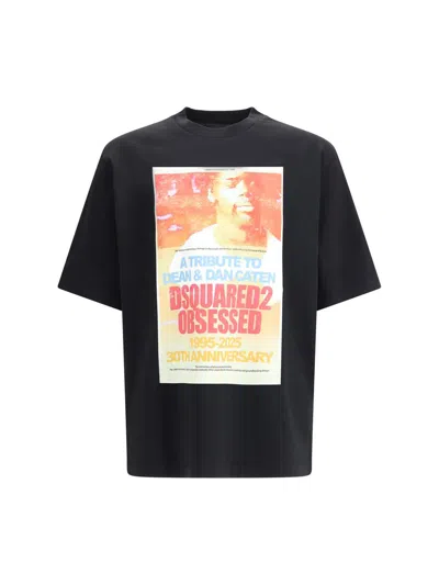 Dsquared2 T-shirts In Black